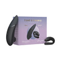 Black intimate device with packaging labeled 'Lust & Luxury' by We Vibe on a white background.