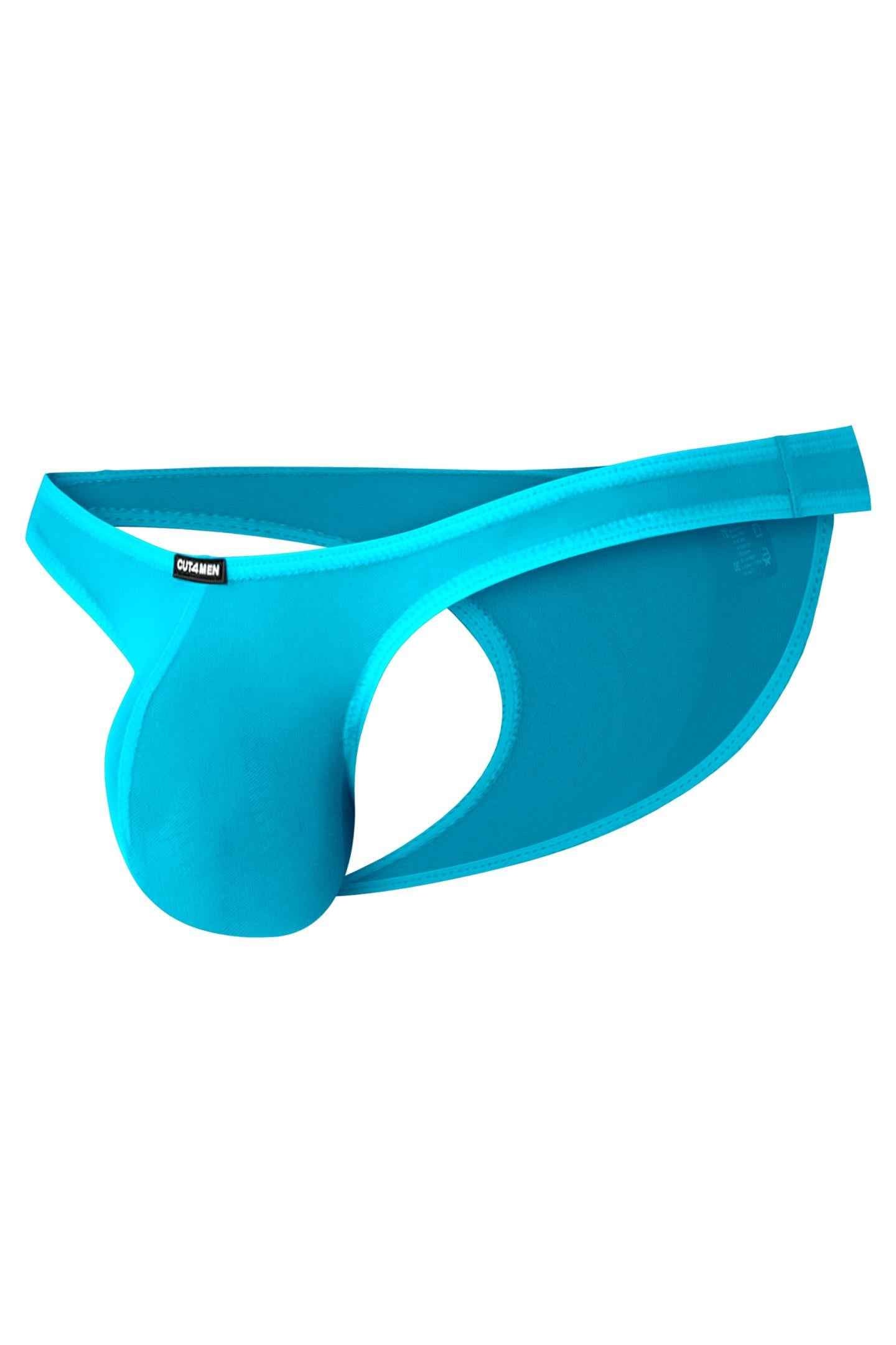 Capri Turquoise Mesh Thong