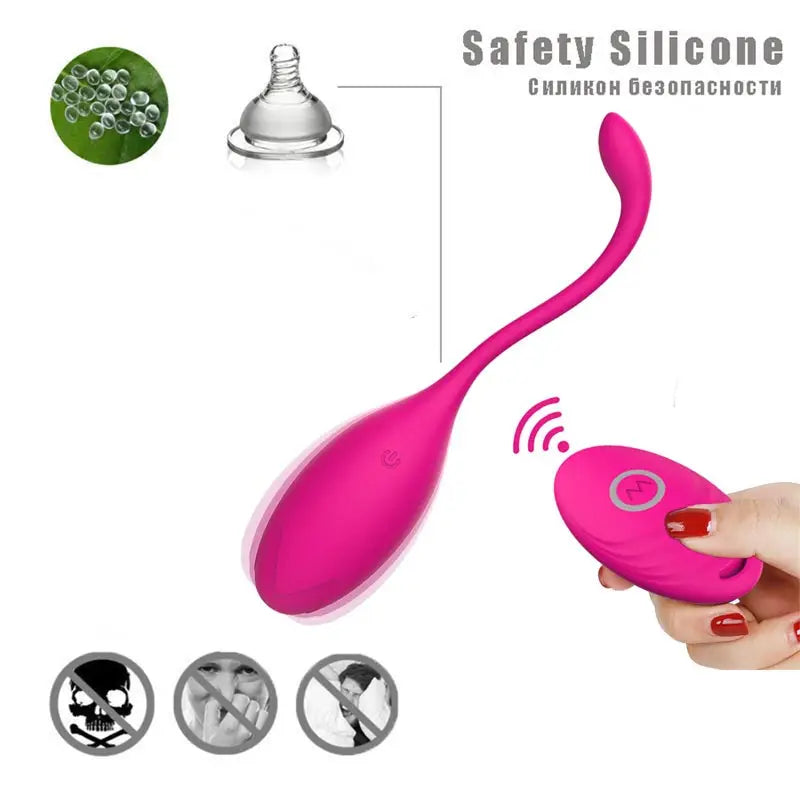 VividGlow™ Nova — Ovo vibratório discreto com acabamento brilhante