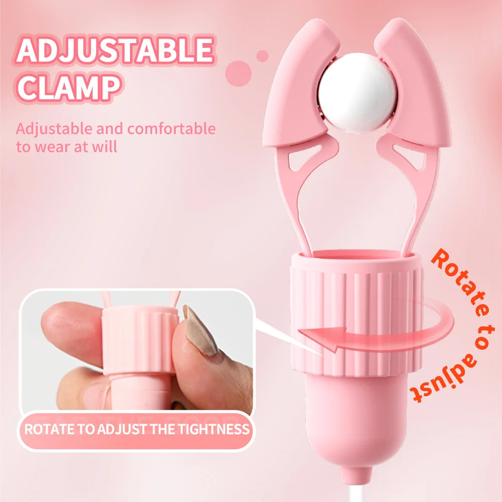 Estimulador de mamilos vibratório vestível BOMBOMDA | Massajador externo e para os seios em silicone