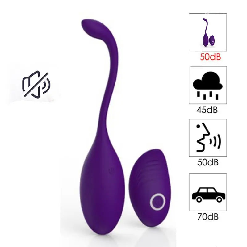 VividGlow™ Nova — Ovo vibratório discreto com acabamento brilhante