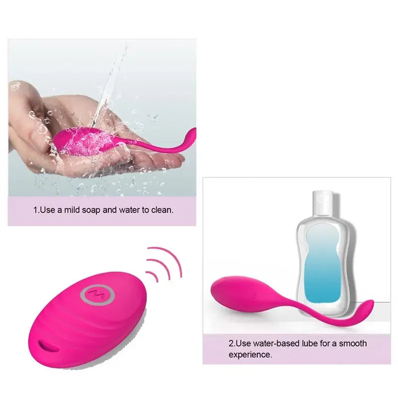 VividGlow™ Nova — Ovo vibratório discreto com acabamento brilhante