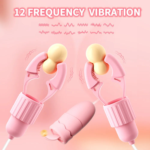 Estimulador de mamilos vibratório vestível BOMBOMDA | Massajador externo e para os seios em silicone