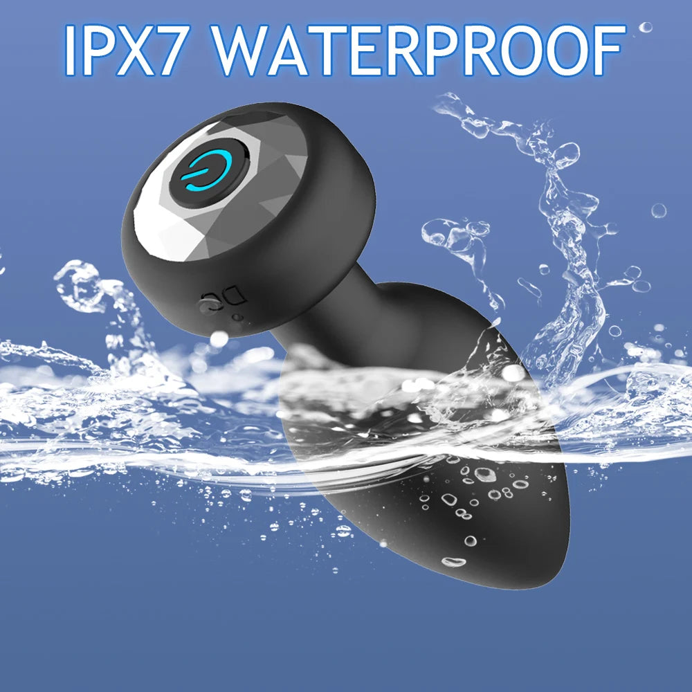 Tampão vibratório | Massajador de próstata e para casais com comando