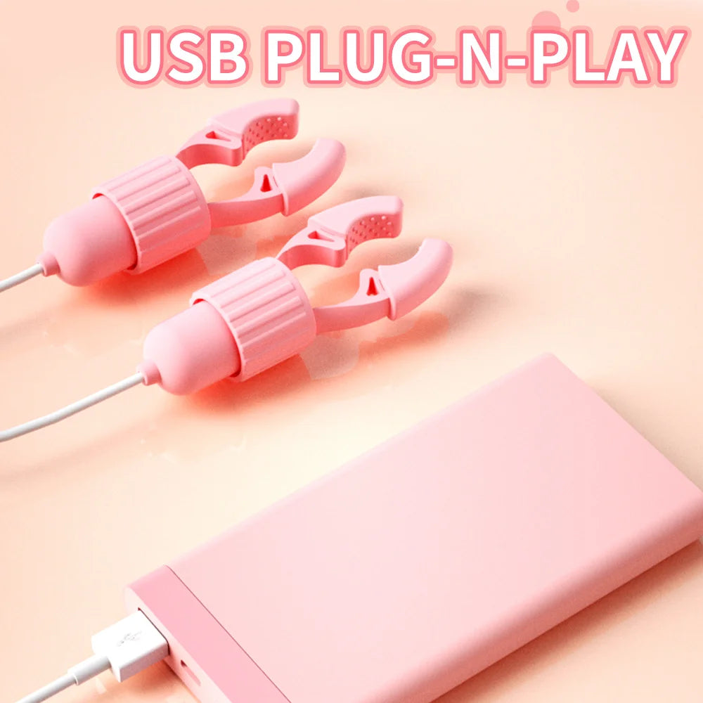 Estimulador de mamilos vibratório vestível BOMBOMDA | Massajador externo e para os seios em silicone